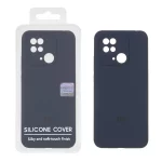 قاب سیلیکونی پاک کنی اورجینال Master Quality مدل Xiaomi Redmi 10C / Redmi 10 Power / Poco C40 - سرمه ای (پک دار)