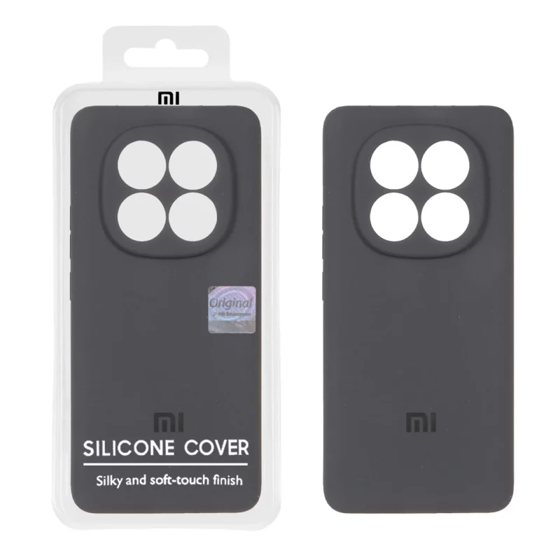 قاب سیلیکونی پاک کنی اورجینال Master Quality مدل Xiaomi Redmi Note 14 Pro 5G / Redmi Note 14 Pro Plus 5G / Poco X7 5G - خاکستری (پک دار) - تصویر 2