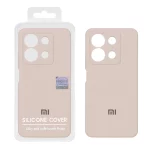 قاب سیلیکونی پاک کنی اورجینال Master Quality مدل Xiaomi Redmi Note 13 4G - خاکی (پک دار)