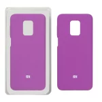 قاب سیلیکونی پاک کنی محافظ لنزدار اورجینال Xiaomi Redmi Note 9S / Redmi Note 9 Pro / Redmi Note 9 Pro Max - ارغوانی (پک دار)