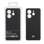 قاب نیو سیلیکون محافظ لنزدار RFF مدل Xiaomi Redmi Note 14 4G - مشکی (پک دار)