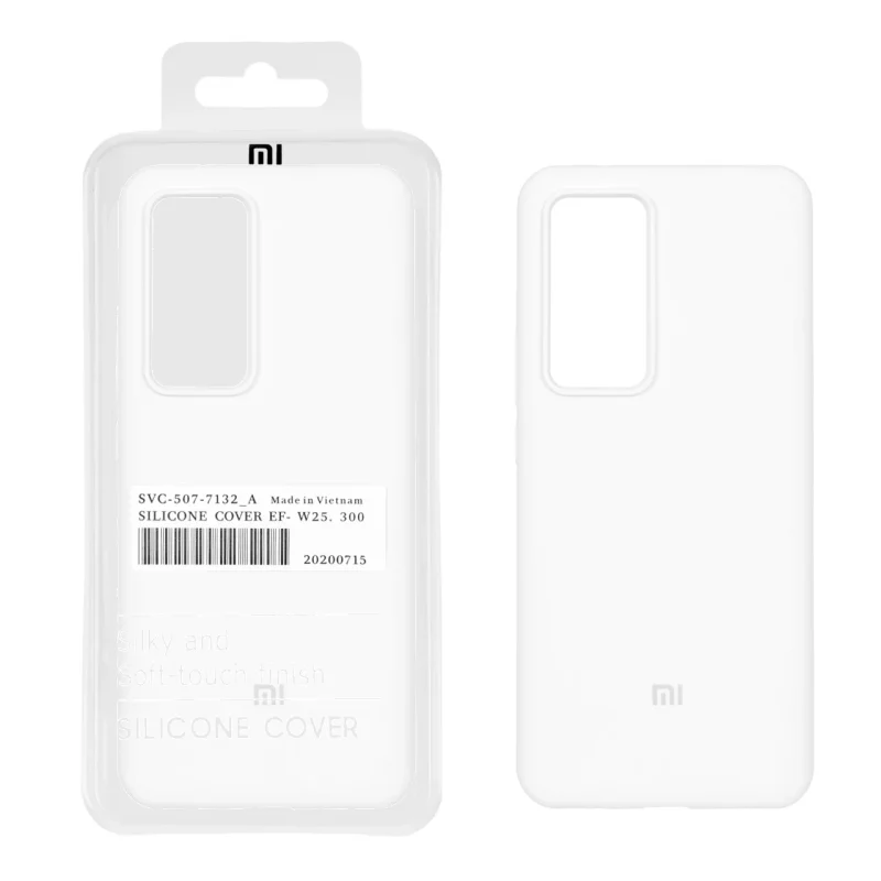 قاب سیلیکونی پاک کنی اورجینال درجه یک Xiaomi Mi 12T / Mi 12T Pro / Redmi K50 - سفید (پک دار) - تصویر 2