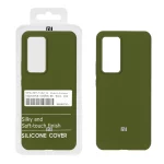 قاب سیلیکونی پاک کنی اورجینال درجه یک Xiaomi Mi 12T / Mi 12T Pro / Redmi K50 - سبز زیتونی (پک دار)