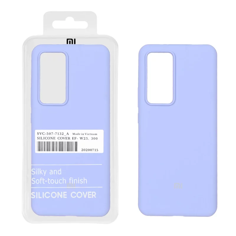 قاب سیلیکونی پاک کنی اورجینال درجه یک Xiaomi Mi 12T / Mi 12T Pro / Redmi K50 - یاسی (پک دار) - تصویر 2