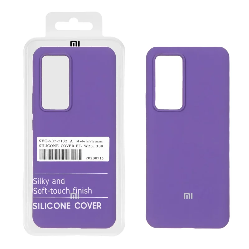 قاب سیلیکونی پاک کنی اورجینال درجه یک Xiaomi Mi 12T / Mi 12T Pro / Redmi K50 - بنفش (پک دار) - تصویر 2