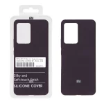 قاب سیلیکونی پاک کنی اورجینال درجه یک Xiaomi Mi 13 Lite - بادمجانی (پک دار)