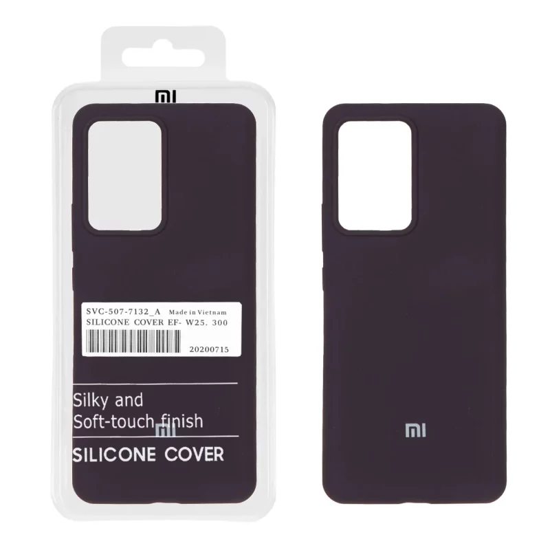 قاب سیلیکونی پاک کنی اورجینال درجه یک Xiaomi Mi 13 Lite - بادمجانی (پک دار) - تصویر 2