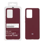 قاب سیلیکونی پاک کنی اورجینال درجه یک Xiaomi Mi 13 Lite - زرشکی (پک دار)