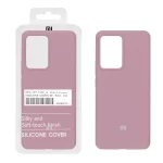 قاب سیلیکونی پاک کنی اورجینال درجه یک Xiaomi Mi 13 Lite - بنفش کدر (پک دار)