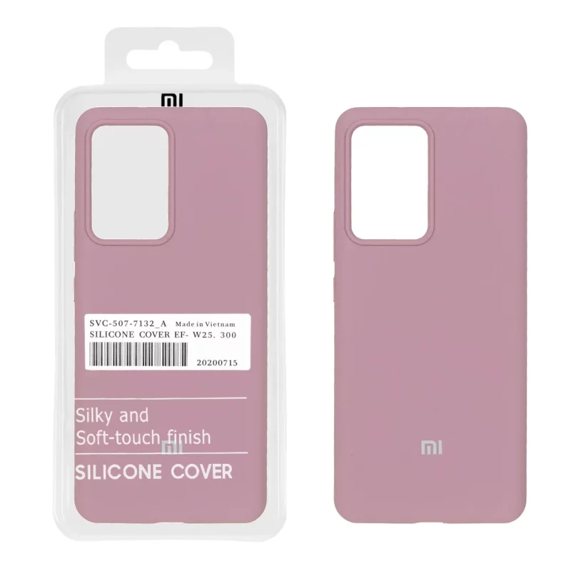 قاب سیلیکونی پاک کنی اورجینال درجه یک Xiaomi Mi 13 Lite - بنفش کدر (پک دار) - تصویر 2