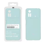 قاب سیلیکونی پاک کنی اورجینال درجه یک Xiaomi Poco M4 Pro 4G - سبز روشن (پک دار)