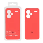 قاب سیلیکونی پاک کنی اورجینال Master Quality مدل Xiaomi Redmi Note 13 Pro Plus 5G - مرجانی (پک دار)