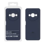 قاب سیلیکونی پاک کنی اورجینال Master Quality مدل Xiaomi Redmi A3 / A3x / Poco C61 - سرمه ای (پک دار)