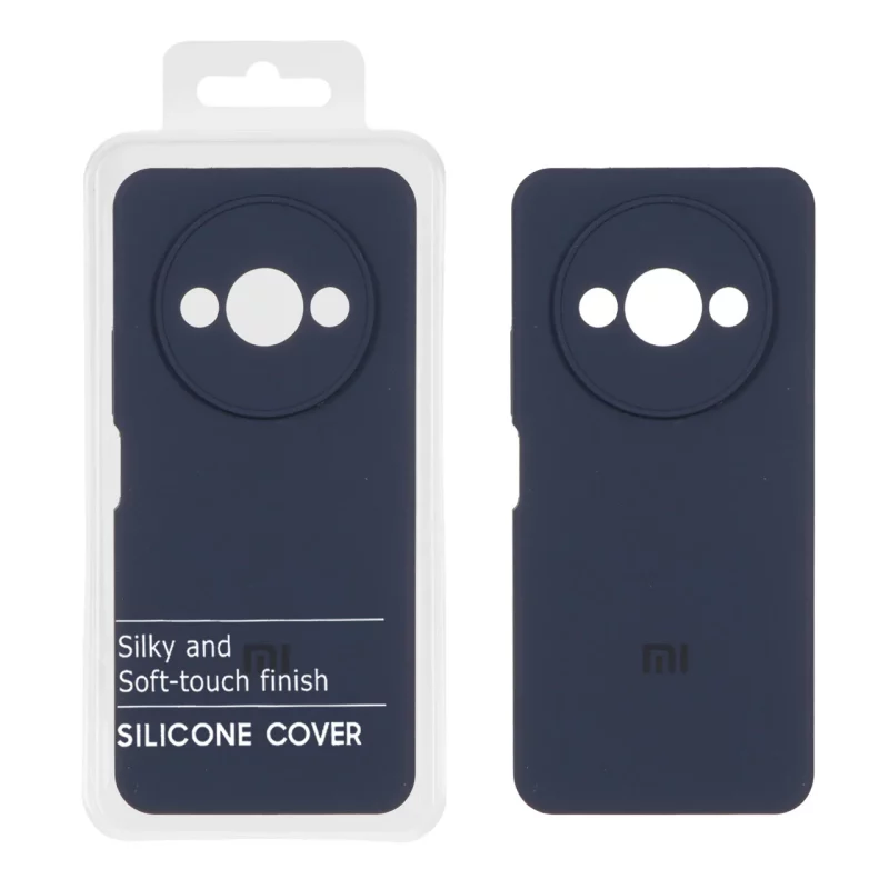 قاب سیلیکونی پاک کنی اورجینال Master Quality مدل Xiaomi Redmi A3 / A3x / Poco C61 - سرمه ای (پک دار) - تصویر 2