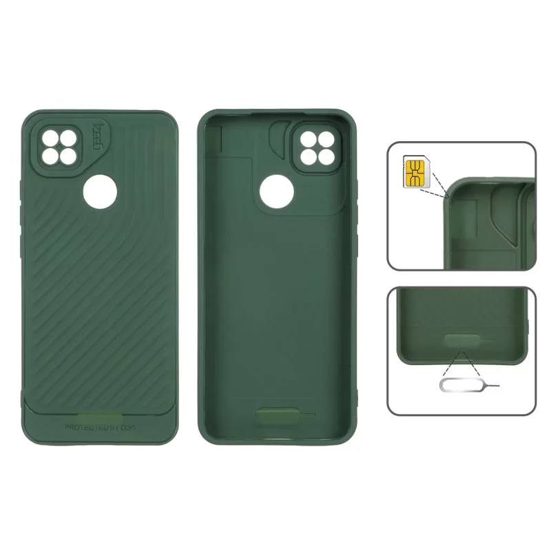قاب Gear4 کبریتی Xiaomi Redmi 10A / Redmi 9C / Poco C31 - سبز - تصویر 2