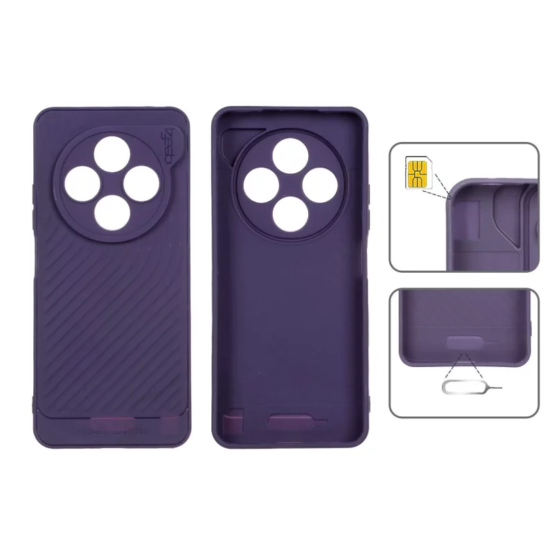 قاب Gear4 کبریتی Xiaomi Redmi 14C / Redmi A4 / Poco C75 - بنفش - تصویر 2