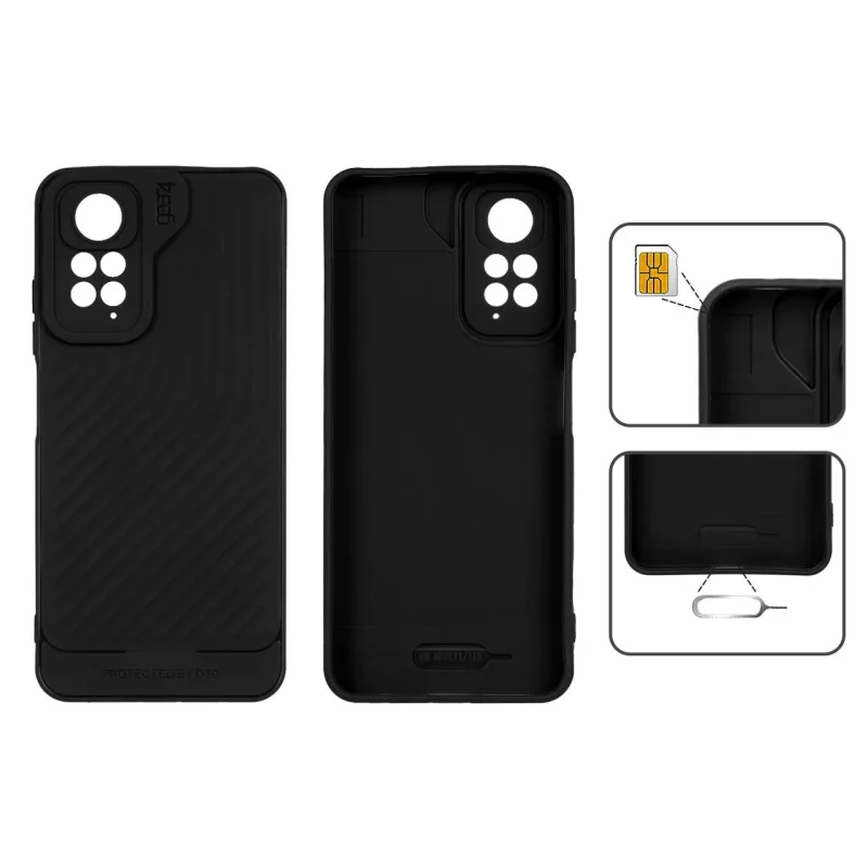 قاب Gear4 کبریتی Xiaomi Redmi Note 11 4G / Redmi Note 11S - مشکی - تصویر 2