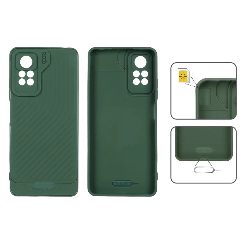 قاب Gear4 کبریتی Xiaomi Redmi Note 12 Pro 4G / Redmi Note 11 Pro - سبز - تصویر 2