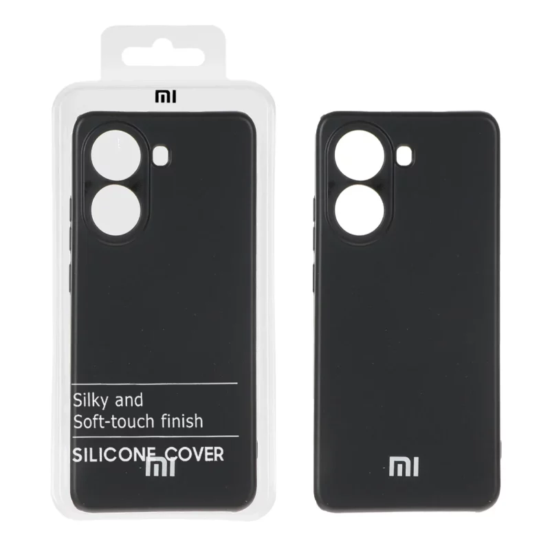 قاب نیو سیلیکون محافظ لنزدار RFF مدل Xiaomi Poco X7 Pro - مشکی (پک دار) - تصویر 2