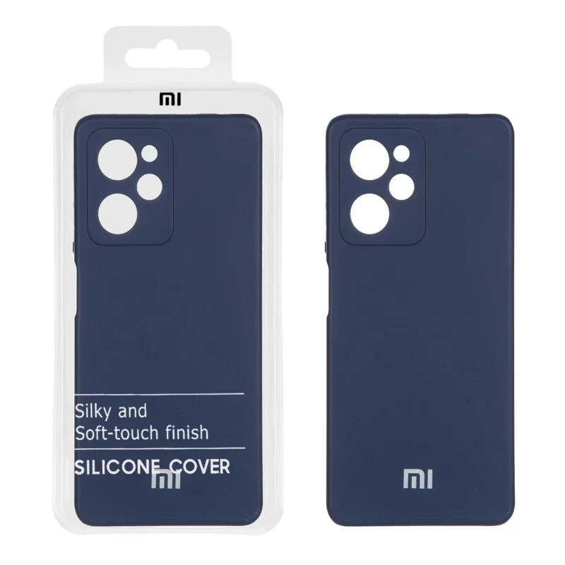 قاب نیو سیلیکون محافظ لنزدار RFF مدل Xiaomi Poco X5 Pro 5G - سرمه ای (پک دار) - تصویر 2