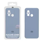 قاب سیلیکونی پاک کنی اورجینال Master Quality مدل Xiaomi Redmi 12C / Redmi 11A / Poco C55 - فیلی (پک دار)