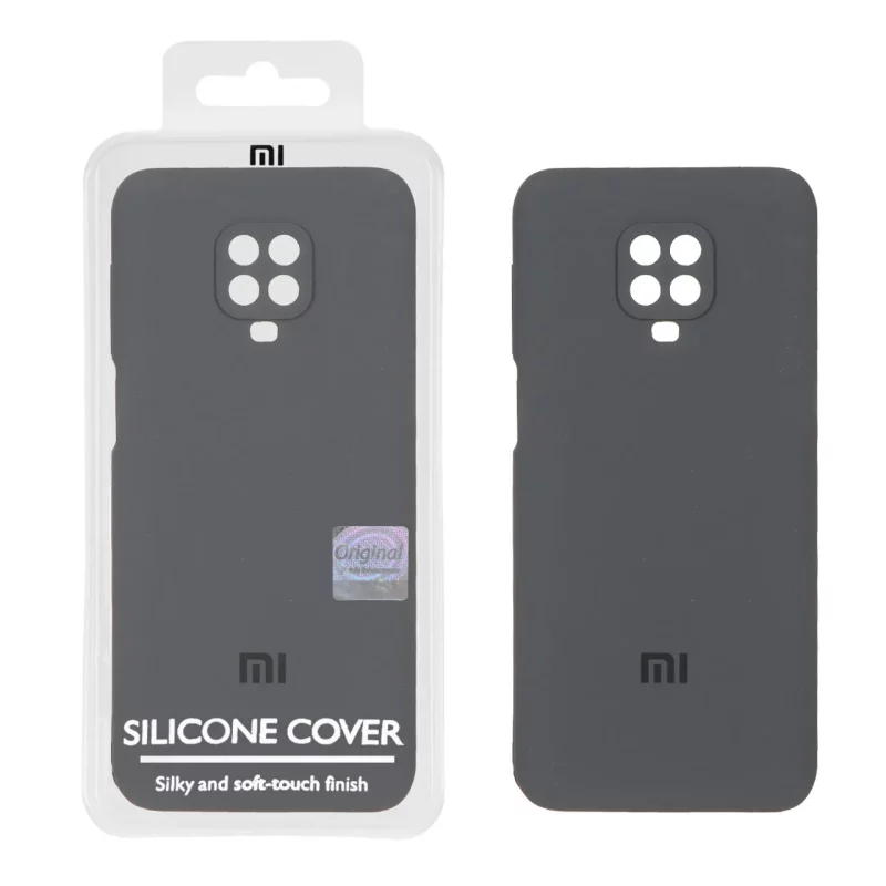 قاب سیلیکونی پاک کنی اورجینال Master Quality مدل Xiaomi Redmi Note 9S / Redmi Note 9 Pro / Redmi Note 9 Pro Max - خاکستری (پک دار) - تصویر 2