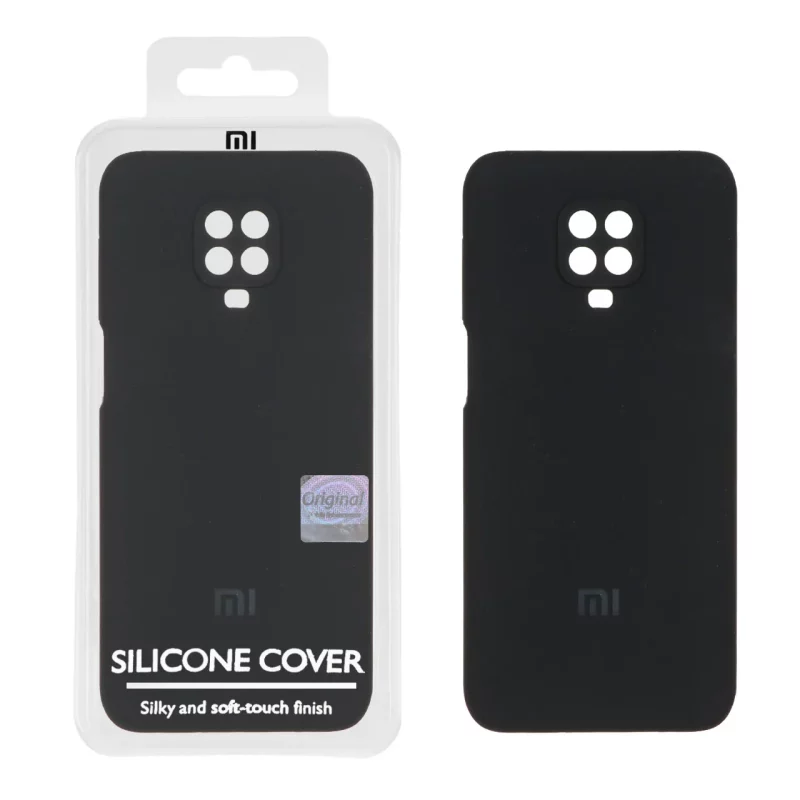 قاب سیلیکونی پاک کنی اورجینال Master Quality مدل Xiaomi Redmi Note 9S / Redmi Note 9 Pro / Redmi Note 9 Pro Max - مشکی (پک دار) - تصویر 2