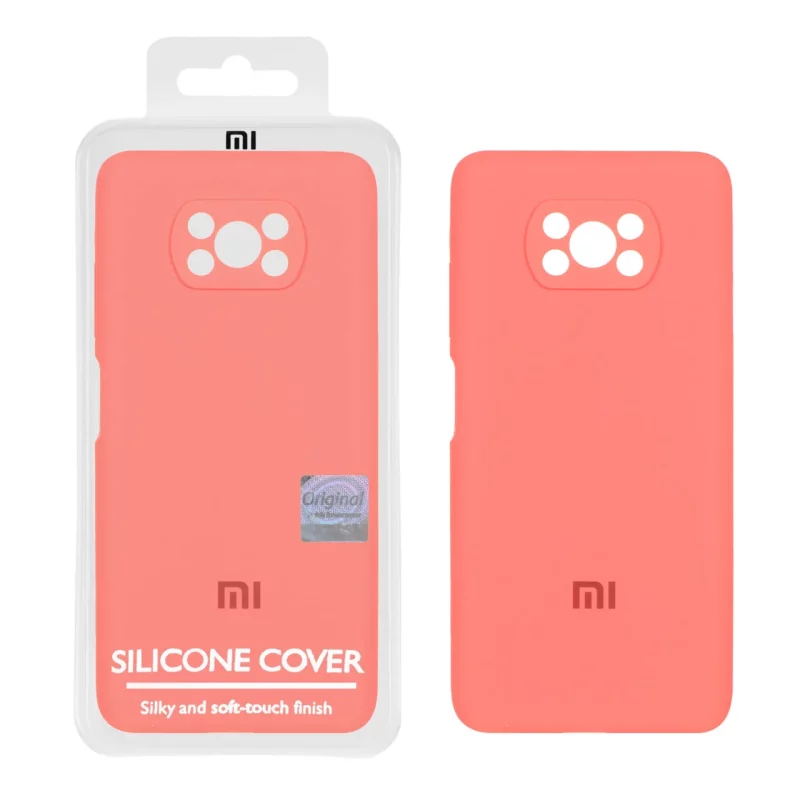 قاب سیلیکونی پاک کنی اورجینال Master Quality مدل Xiaomi Poco X3 / Poco X3 Pro / Poco X3 NFC - مرجانی (پک دار) - تصویر 2