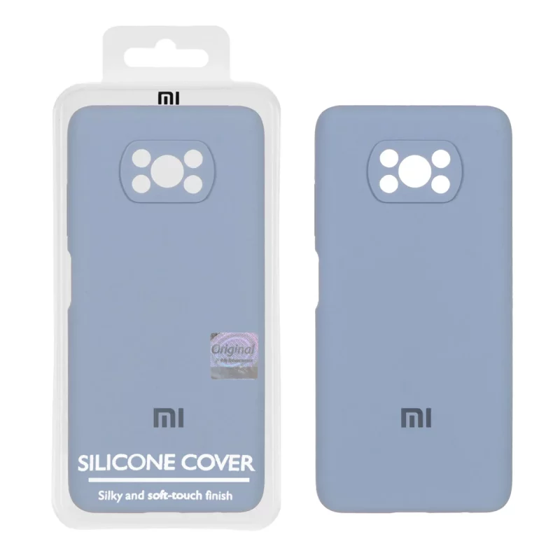 قاب سیلیکونی پاک کنی اورجینال Master Quality مدل Xiaomi Poco X3 / Poco X3 Pro / Poco X3 NFC - فیلی (پک دار) - تصویر 2