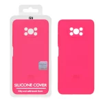 قاب سیلیکونی پاک کنی اورجینال Master Quality مدل Xiaomi Poco X3 / Poco X3 Pro / Poco X3 NFC - صورتی فانتزی (پک دار)