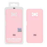 قاب سیلیکونی پاک کنی اورجینال Master Quality مدل Xiaomi Poco X3 / Poco X3 Pro / Poco X3 NFC - صورتی (پک دار)