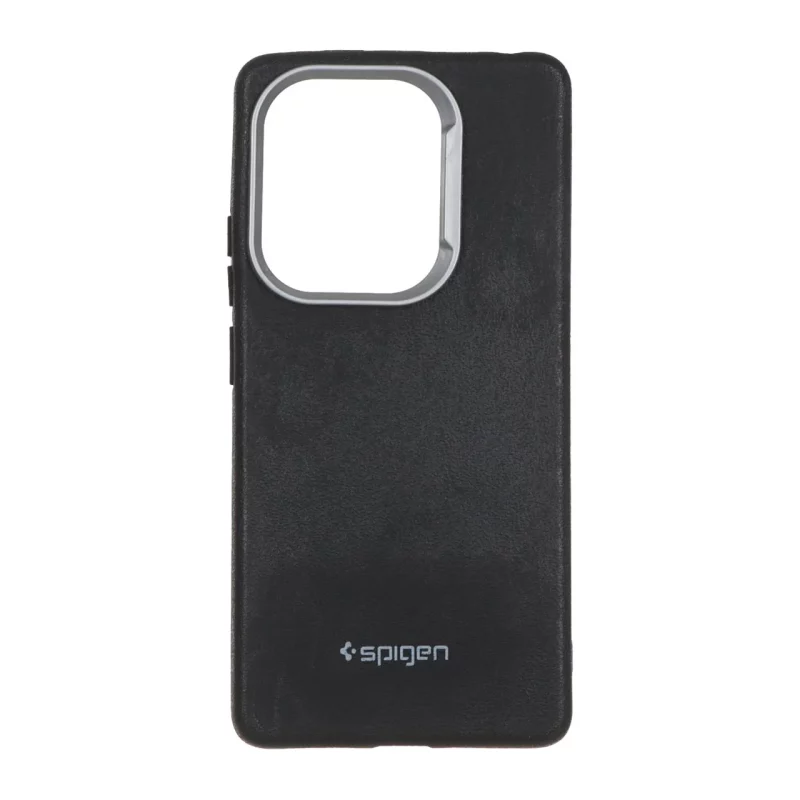قاب Texture لوگودار Spigen مدل Xiaomi Redmi Note 14S / Note 13 Pro 4G / M6 Pro 4G - مشکی - تصویر 2