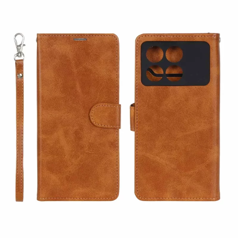 کیف موبایل مگنتی درجه یک MNC مدل Xiaomi Poco X6 Pro 5G / Redmi K70E - عسلی - تصویر 2