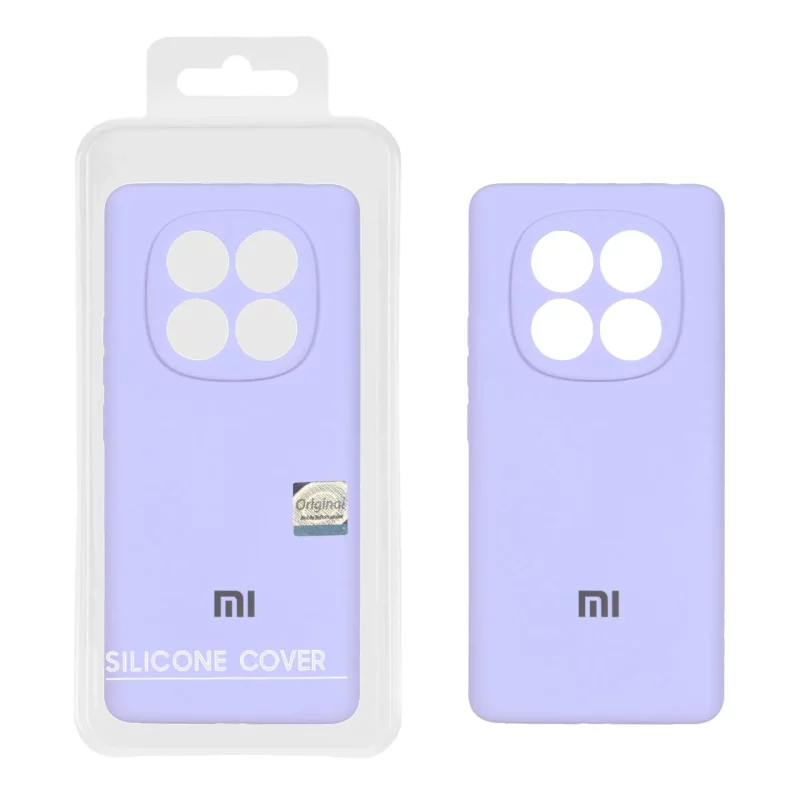قاب سیلیکونی پاک کنی اورجینال Master Quality مدل Xiaomi Redmi Note 14 Pro 4G - یاسی (پک دار) - تصویر 2