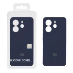قاب سیلیکونی پاک کنی اورجینال Master Quality مدل Xiaomi Redmi Note 14 4G - سرمه ای (پک دار)