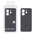 قاب سیلیکونی پاک کنی اورجینال Master Quality مدل Xiaomi Redmi Note 14 4G - خاکستری (پک دار)