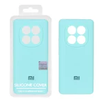 قاب سیلیکونی پاک کنی اورجینال Master Quality مدل Xiaomi Redmi Note 14 Pro 4G - سبزآبی (پک دار)