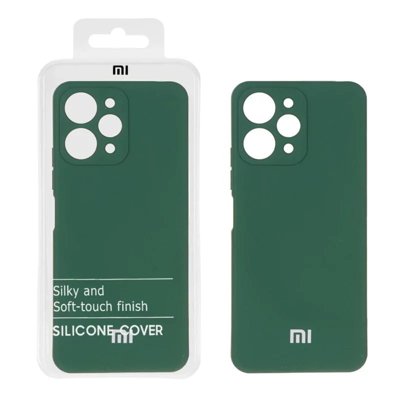 قاب نیو سیلیکون محافظ لنزدار RFF مدل Xiaomi Redmi 12 - سبز (پک دار) - تصویر 2