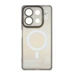 قاب Diamond Space طرح مگ سیف لنز گلس دار Xiaomi Redmi Note 13 Pro 5G / Poco X6 5G - مشکی - MPS