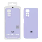 قاب سیلیکونی پاک کنی اورجینال Master Quality مدل Xiaomi Redmi Note 11 4G / Redmi Note 11S - یاسی (پک دار)