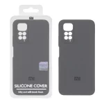قاب سیلیکونی پاک کنی اورجینال Master Quality مدل Xiaomi Redmi Note 11 4G / Redmi Note 11S - خاکستری (پک دار)