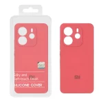 قاب سیلیکونی پاک کنی اورجینال Master Quality مدل Xiaomi Redmi Note 14 4G - هلویی (پک دار)