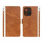 کیف موبایل مگنتی درجه یک MNC مدل Xiaomi Redmi Note 13 4G - عسلی