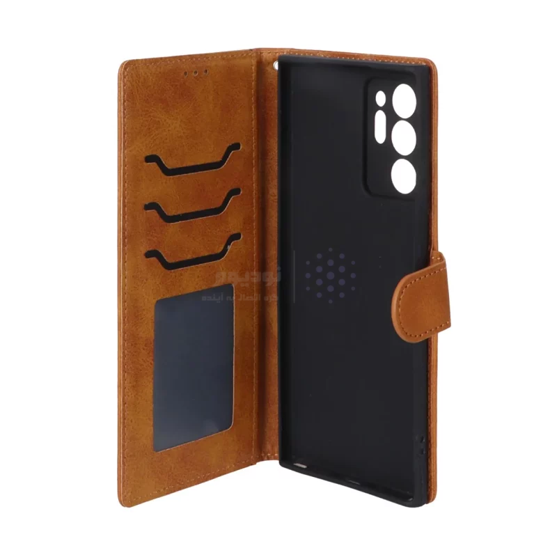 کیف موبایل مگنتی درجه یک MNC مدل Xiaomi Redmi Note 13 4G - عسلی - تصویر 3