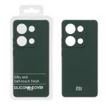 قاب نیو سیلیکون محافظ لنزدار RFF مدل Xiaomi Redmi Note 14S / Note 13 Pro 4G / M6 Pro 4G - سبز تیره (پک دار)