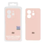 قاب سیلیکونی پاک کنی اورجینال Master Quality مدل Xiaomi Redmi Note 14 4G - کرم نارنجی (پک دار)
