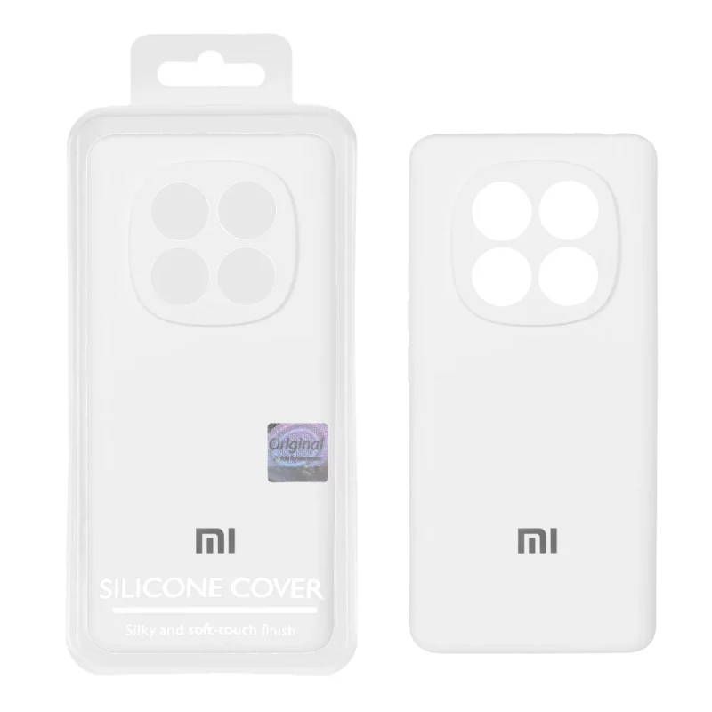 قاب سیلیکونی پاک کنی اورجینال Master Quality مدل Xiaomi Redmi Note 14 Pro 4G - سفید (پک دار) - تصویر 2