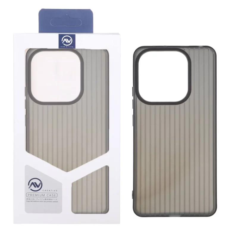 قاب Line Case ژله ای Xiaomi Redmi Note 14 4G - مشکی (پک دار) - تصویر 2
