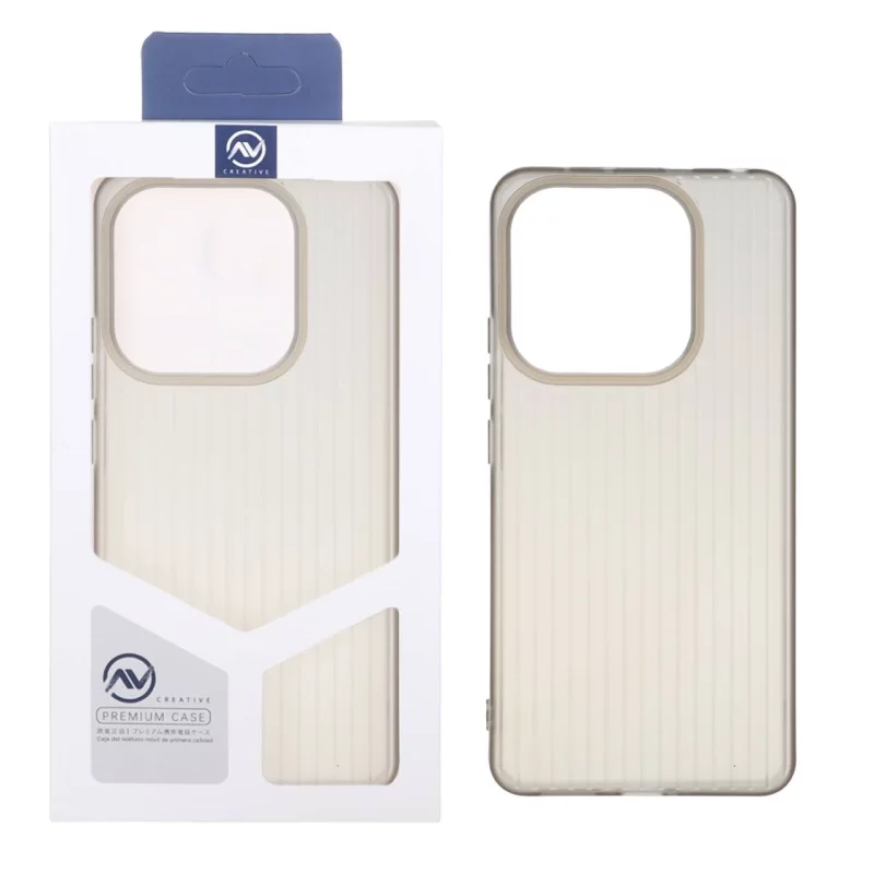 قاب Line Case ژله ای Xiaomi Redmi Note 14 4G - خاکستری (پک دار) - تصویر 2