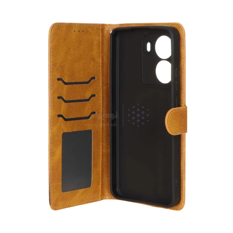 کیف موبایل مگنتی درجه یک MNC مدل Xiaomi Poco X7 Pro - عسلی - تصویر 3